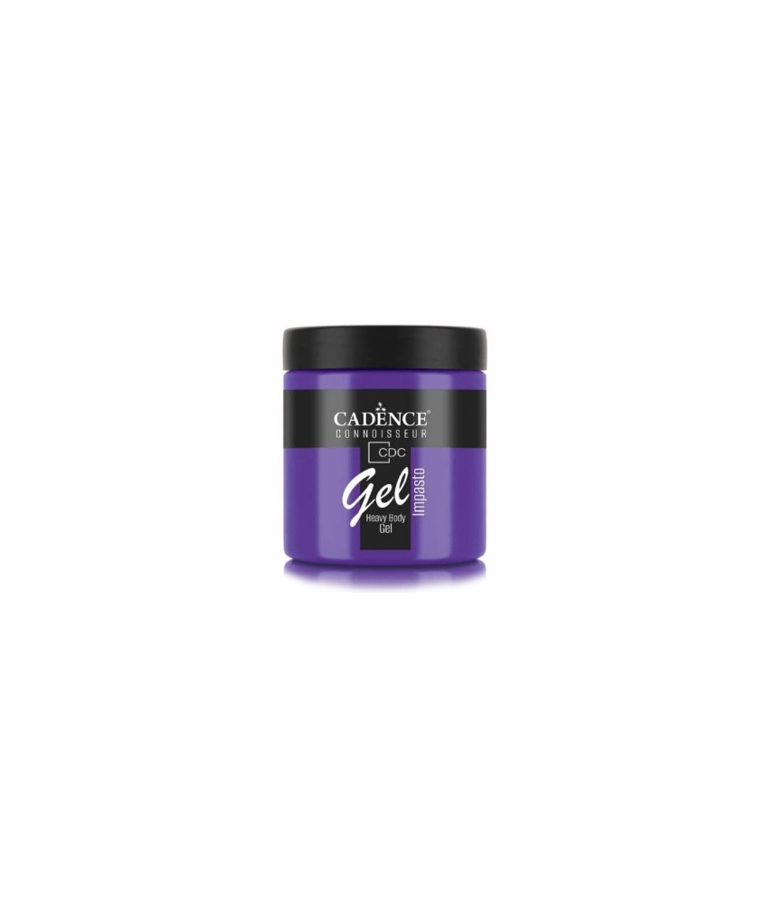 Cadence Connoisseur Heavy Body Gel Impasto 250ml - Purple Rain