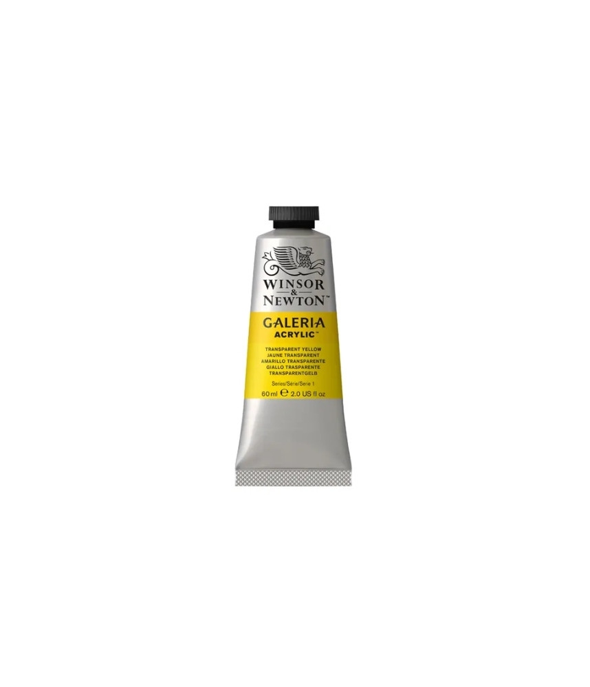 Winsor & Newton Galeria Acrylic Paint 60ml Transparent Yellow