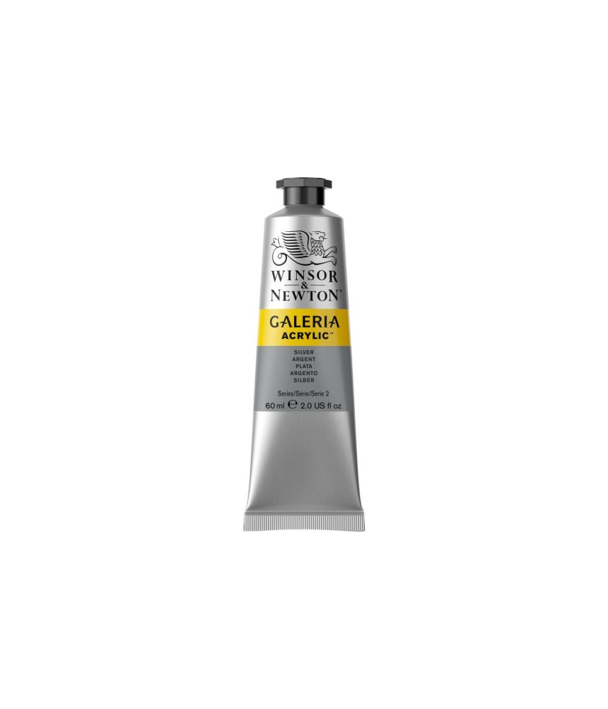 Winsor & Newton Galeria Acrylic Paint 60ml -  Silver
