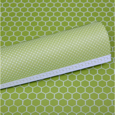 Lady Pattern Paper - Liewe Hexie Green Chartreuse