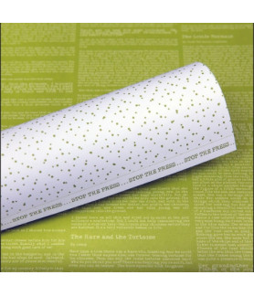 Lady Pattern Paper - Fairytale Times Green Chartreuse