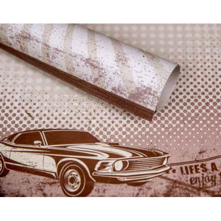 Lady Pattern Paper - Enjoy The Ride Chocolate Buff