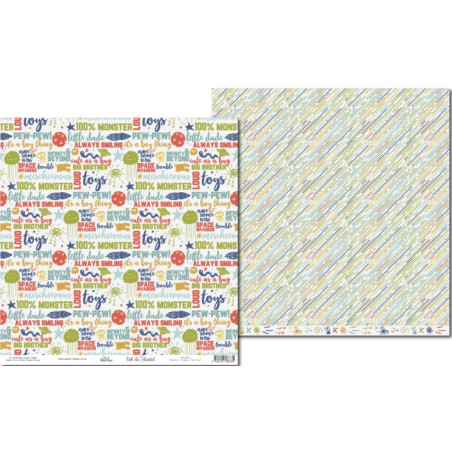 Lady Pattern Paper - Monsters In Space