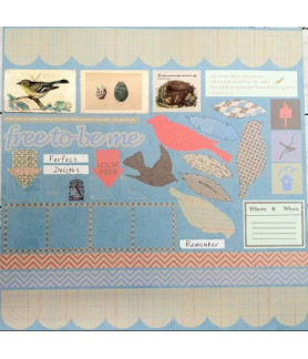 Scrap Collection Rhapsody 12 X 12 Scrapbook Paper 006