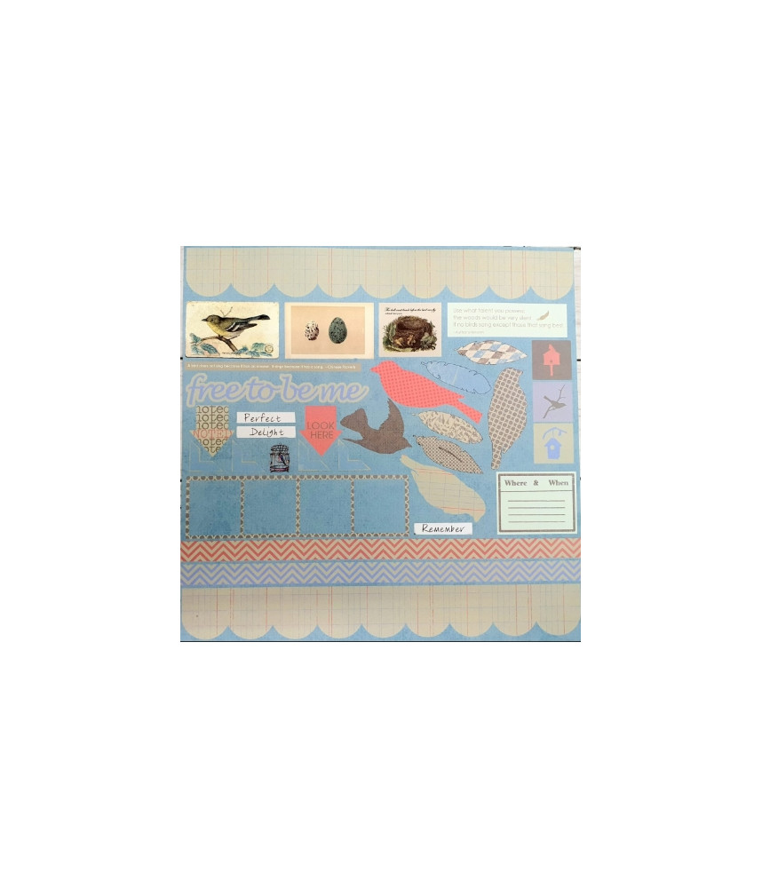 Scrap Collection Rhapsody 12 X 12 Scrapbook Paper 006
