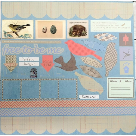 Scrap Collection Rhapsody 12 X 12 Scrapbook Paper 006