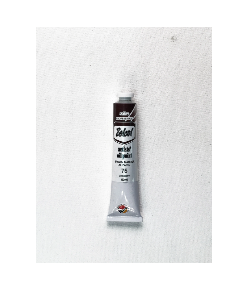 Zellen ZELCOL ARTIST OIL PAINT 50ml tub - Brown Madder Alizarin