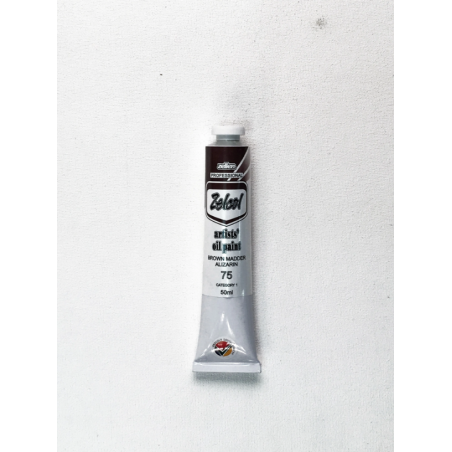 Zellen ZELCOL ARTIST OIL PAINT 50ml tub - Brown Madder Alizarin