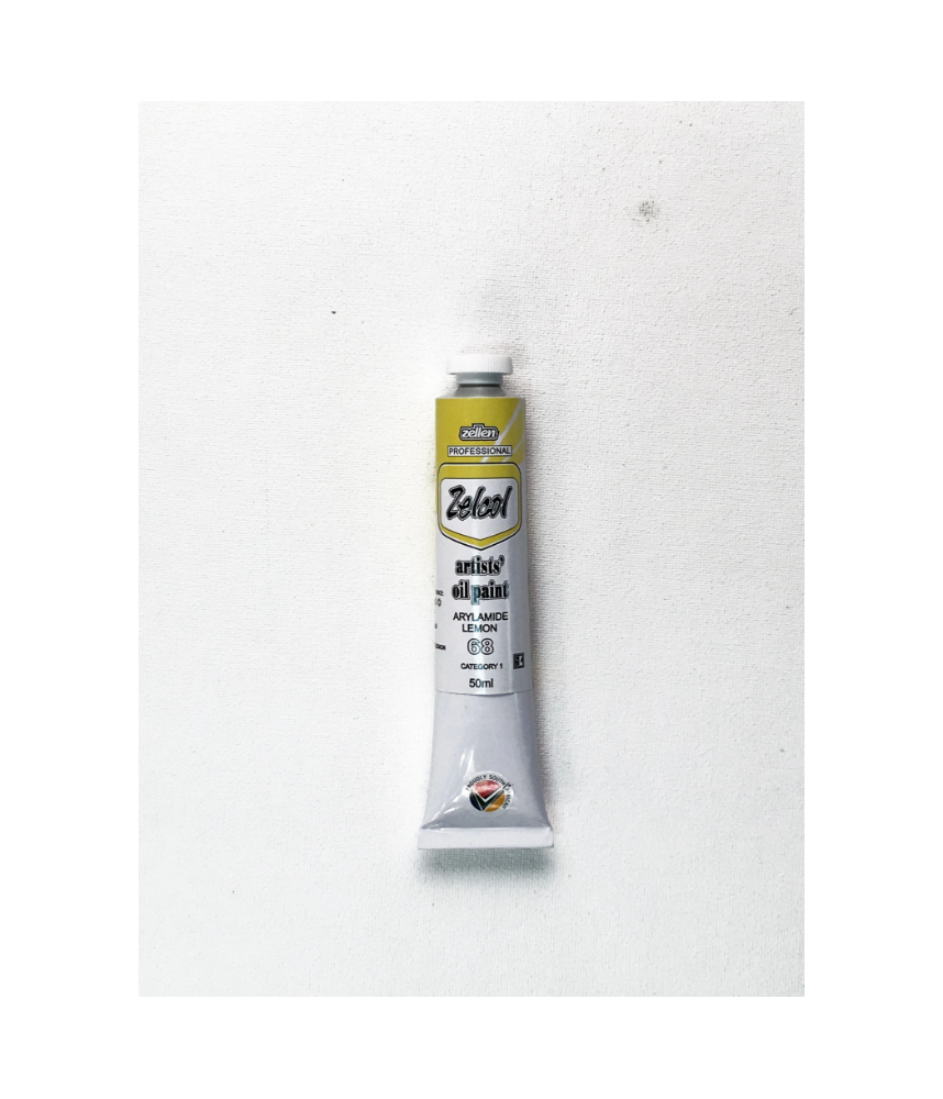 Zellen ZELCOL ARTIST OIL PAINT 50ml tub - Atylamide Lemon