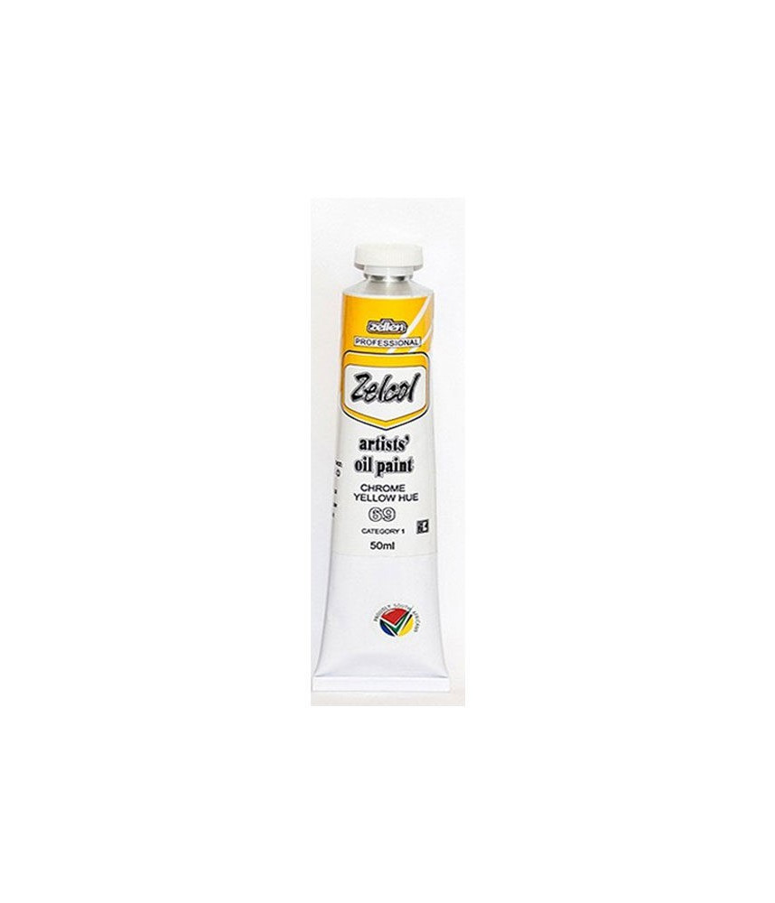 Zellen ZELCOL ARTIST OIL PAINT 50ml tub - Chrome Yellow Hue