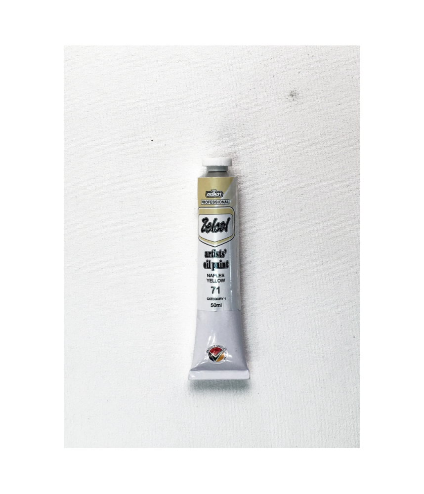 Zellen ZELCOL ARTIST OIL PAINT 50ml tub - Naples Yellow