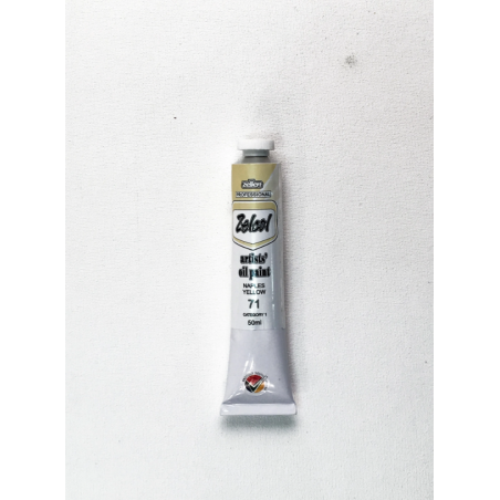 Zellen ZELCOL ARTIST OIL PAINT 50ml tub - Naples Yellow