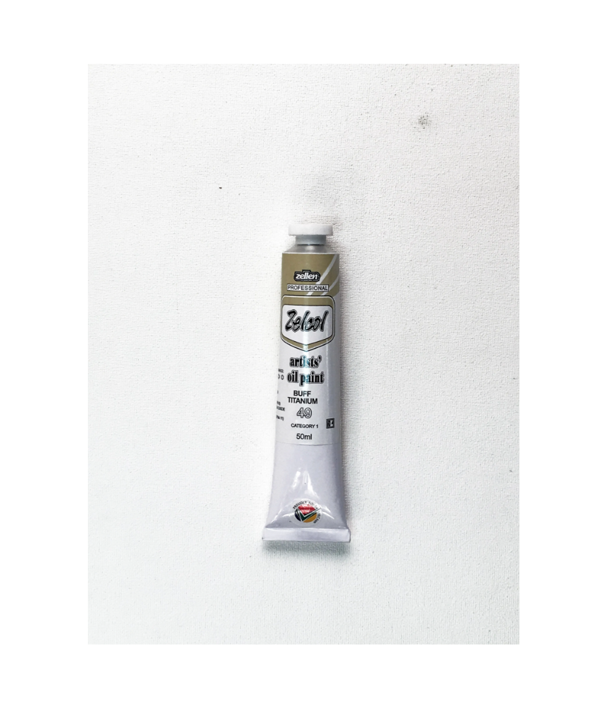Zellen ZELCOL ARTIST OIL PAINT 50ml tub - Buff Titanium