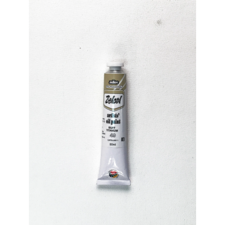 Zellen ZELCOL ARTIST OIL PAINT 50ml tub - Buff Titanium