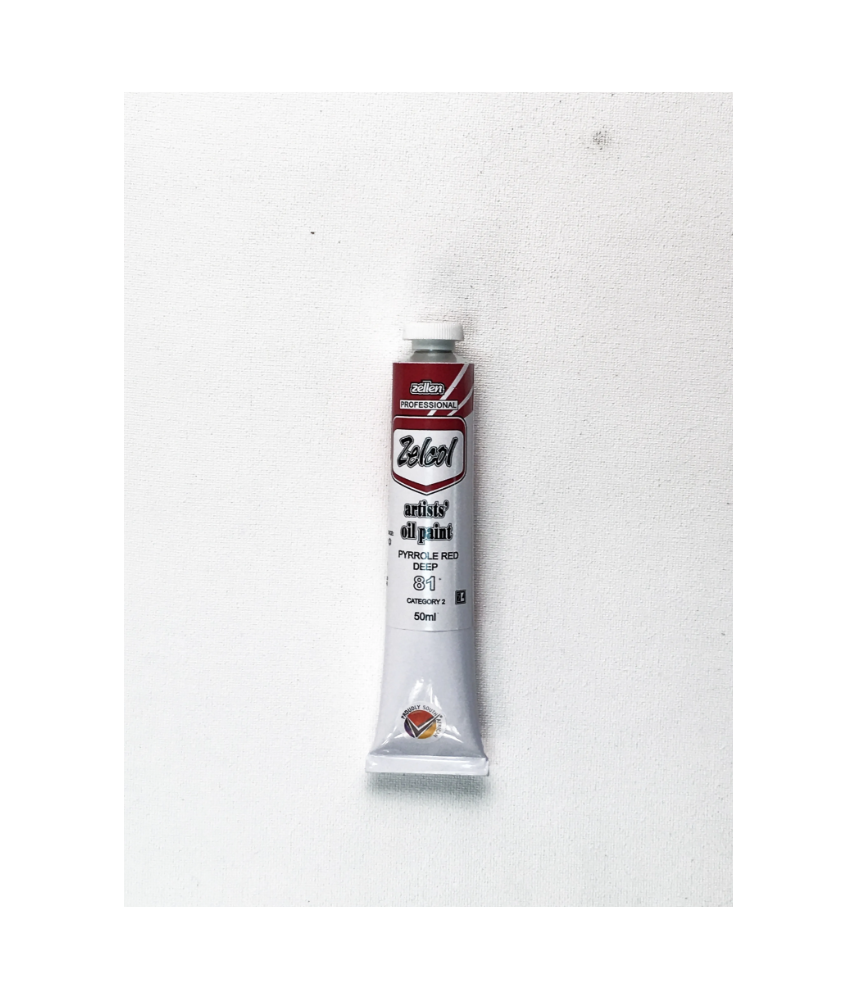 Zellen ZELCOL ARTIST OIL PAINT 50ml tub - Pyrrole Red