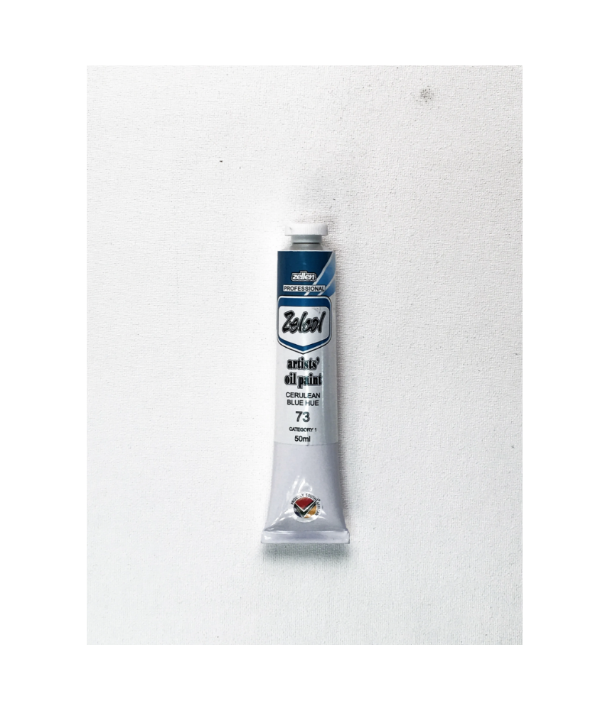 Zellen ZELCOL ARTIST OIL PAINT 50ml tub - Cerulean Blue Hue