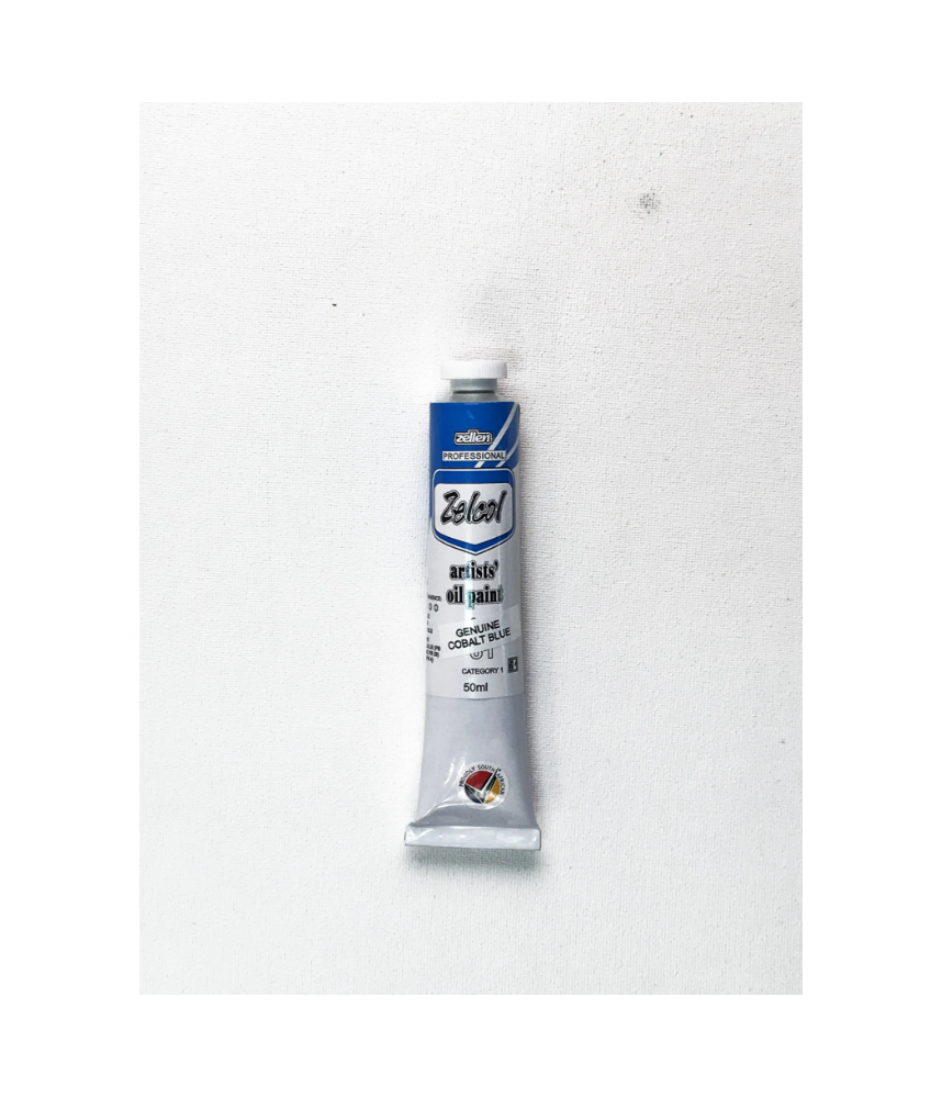 Zellen ZELCOL ARTIST OIL PAINT 50ml tub - Genuine Cobalt Blue