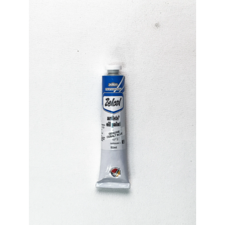 Zellen ZELCOL ARTIST OIL PAINT 50ml tub - Genuine Cobalt Blue