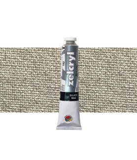 Zellen Zelcryl Acrylic Paint 50ml 192 Silver