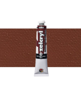 Zellen Zelcryl Acrylic Paint 50ml 166 Red Iron Oxide