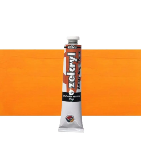 Zellen Zelcryl Acrylic Paint 50ml 194 Mandarin Yellow