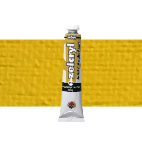 Zellen Zelcryl Acrylic Paint 50ml 159 Arylimide Yellow
