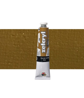 Zellen Zelcryl Acrylic Paint 50ml 160 Yellow Ochre