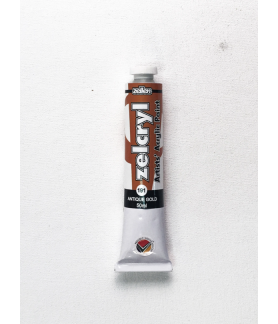 Zellen Zelcryl Acrylic Paint 50ml 90 Antique Gold
