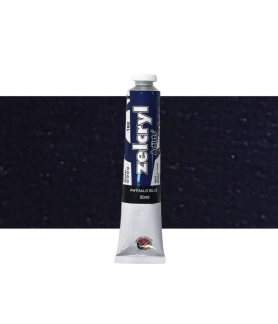Zellen Zelcryl Acrylic Paint 50ml 162 Phthalo Blue