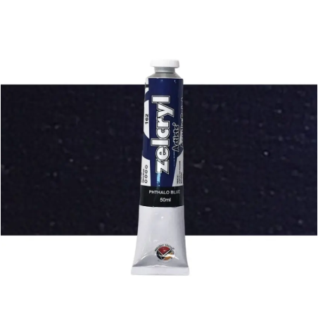 Zellen Zelcryl Acrylic Paint 50ml 162 Phthalo Blue