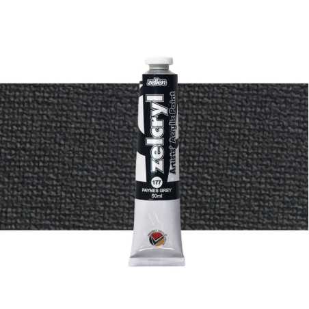 Zellen Zelcryl Acrylic Paint 50ml 177 Paynes Gray