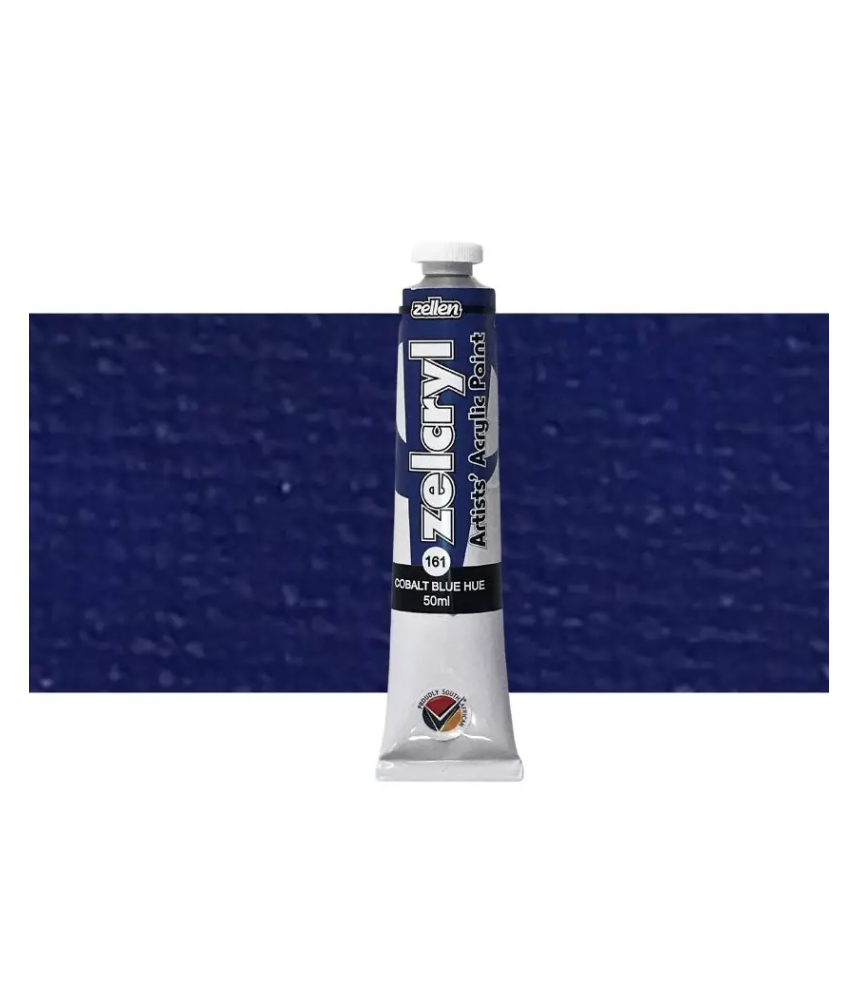 Zellen Zelcryl Acrylic Paint 50ml 161 Cobalt Blue