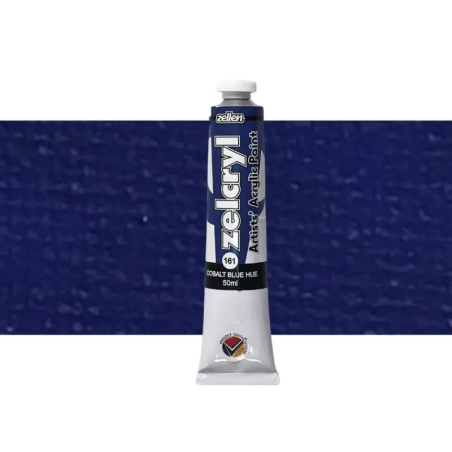 Zellen Zelcryl Acrylic Paint 50ml 161 Cobalt Blue