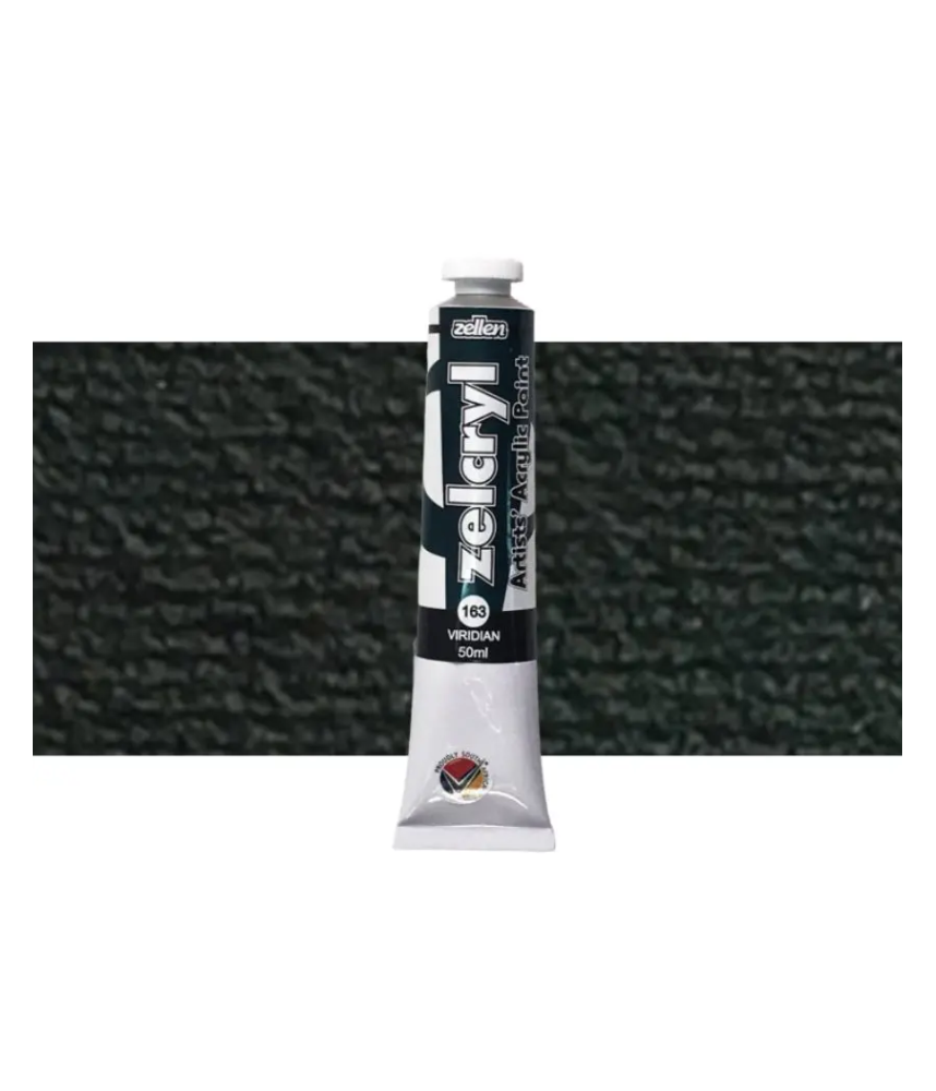 Zellen Zelcryl Acrylic Paint 50ml 163 Viridian