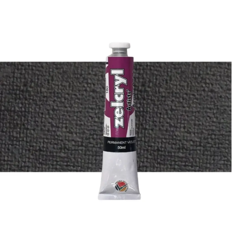 Zellen Zelcryl Acrylic Paint 50ml 180 Permanent Violet