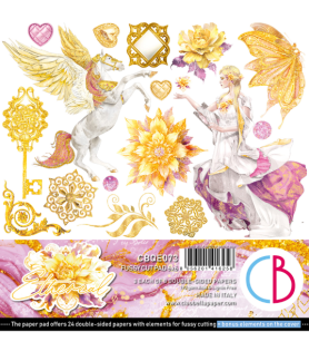 Ciao Bella - Fussy Cut Pad 6 x 6, 3 Each 8 Double Sided