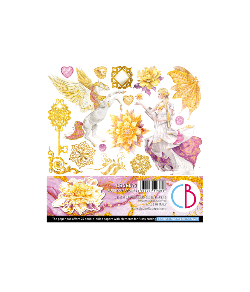 Ciao Bella - Fussy Cut Pad 6 x 6, 3 Each 8 Double Sided