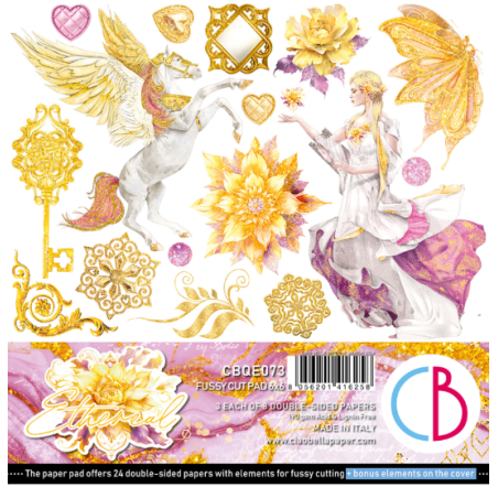 Ciao Bella - Fussy Cut Pad 6 x 6, 3 Each 8 Double Sided