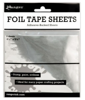 Ranger - Foil Tape Sheets 6 Sheets 4 1/4" x 5 1/2"