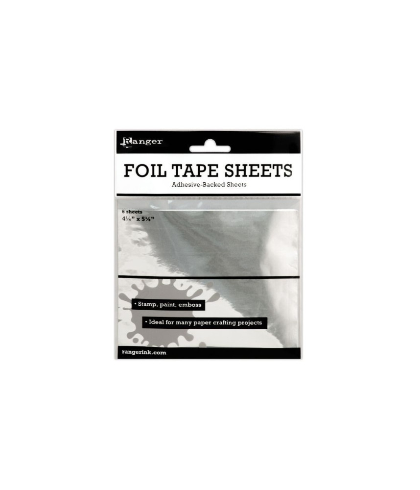 Ranger - Foil Tape Sheets 6 Sheets 4 1/4" x 5 1/2"