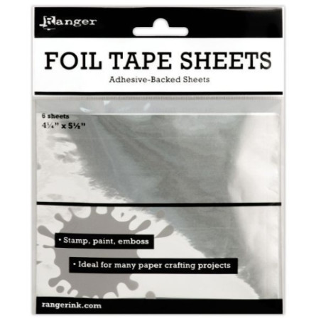 Ranger - Foil Tape Sheets 6 Sheets 4 1/4" x 5 1/2"