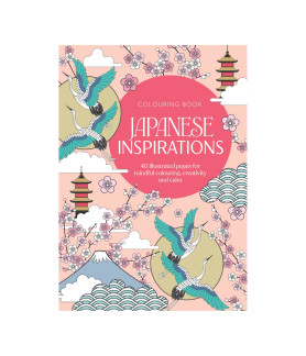 Adult Colouring Book -Japanese Inspirations (40 Sheets)