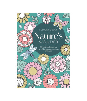 Adult Colouring Book -Nature's Wonder (40 Sheets)