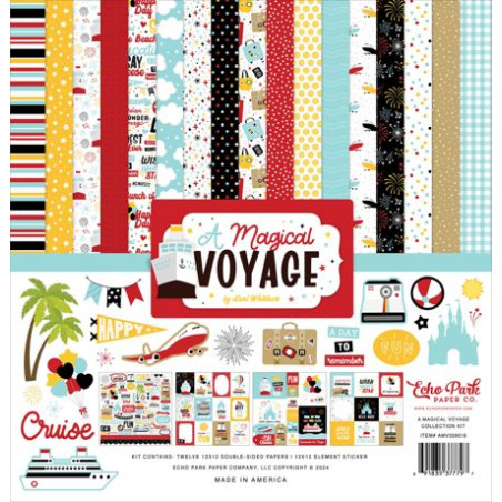 Echo Park 12x 12 Paper Pack - A Magical Voyage