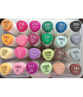 Couture Creations Alcohol Ink Marker Bundle 01 Set of 24