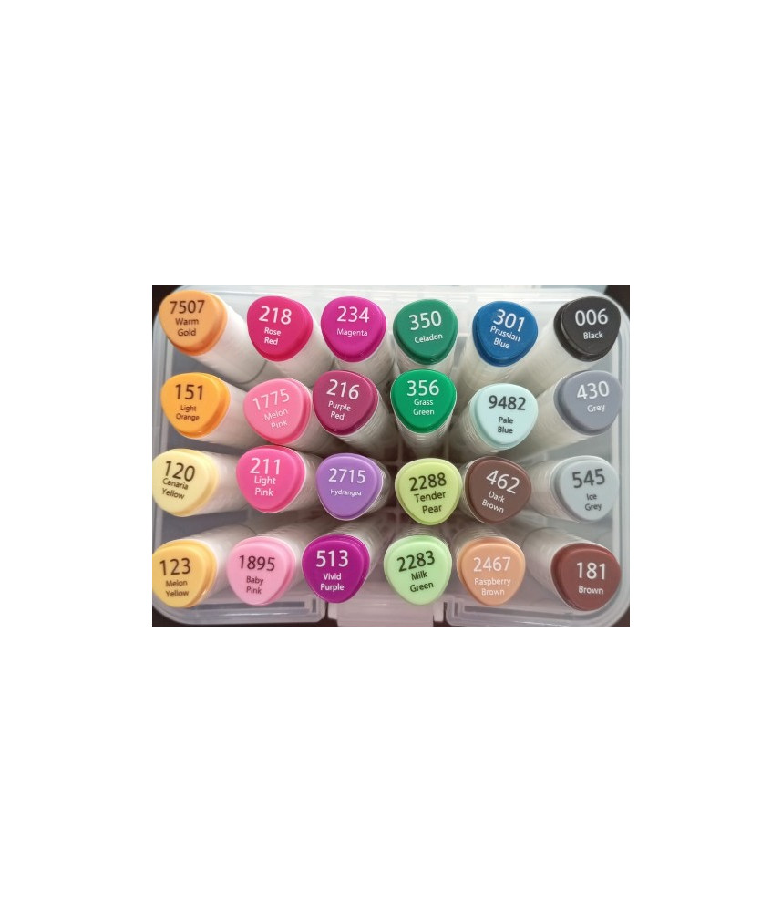 Couture Creations Alcohol Ink Marker Bundle 01 Set of 24