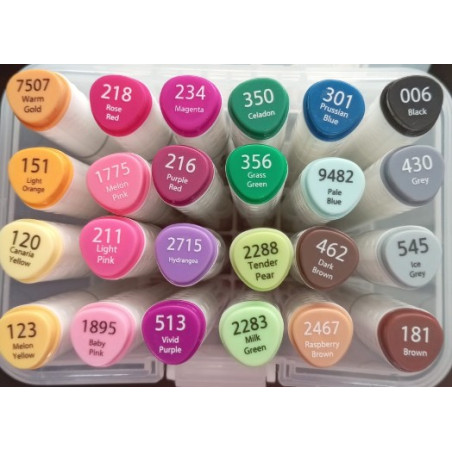 Couture Creations Alcohol Ink Marker Bundle 01 Set of 24