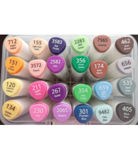 Couture Creations Alcohol Ink Marker Bundle 03 Set of 24