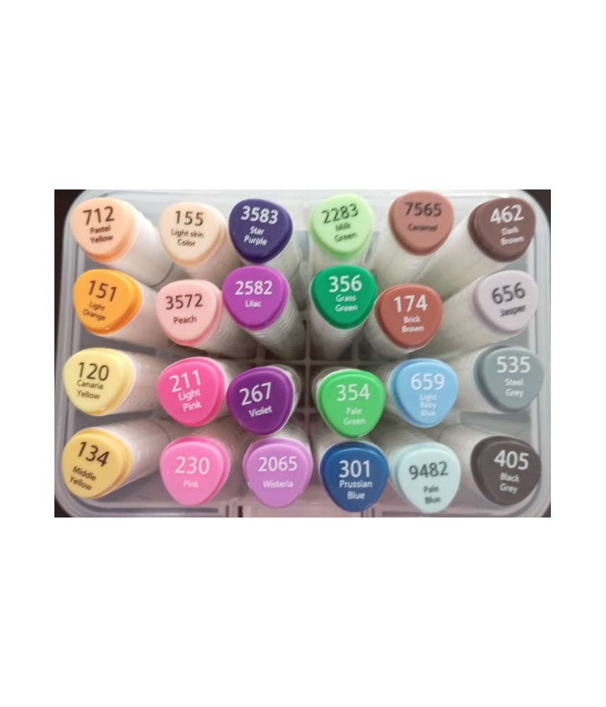 Couture Creations Alcohol Ink Marker Bundle 03 Set of 24