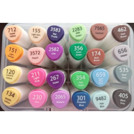 Couture Creations Alcohol Ink Marker Bundle 03 Set of 24